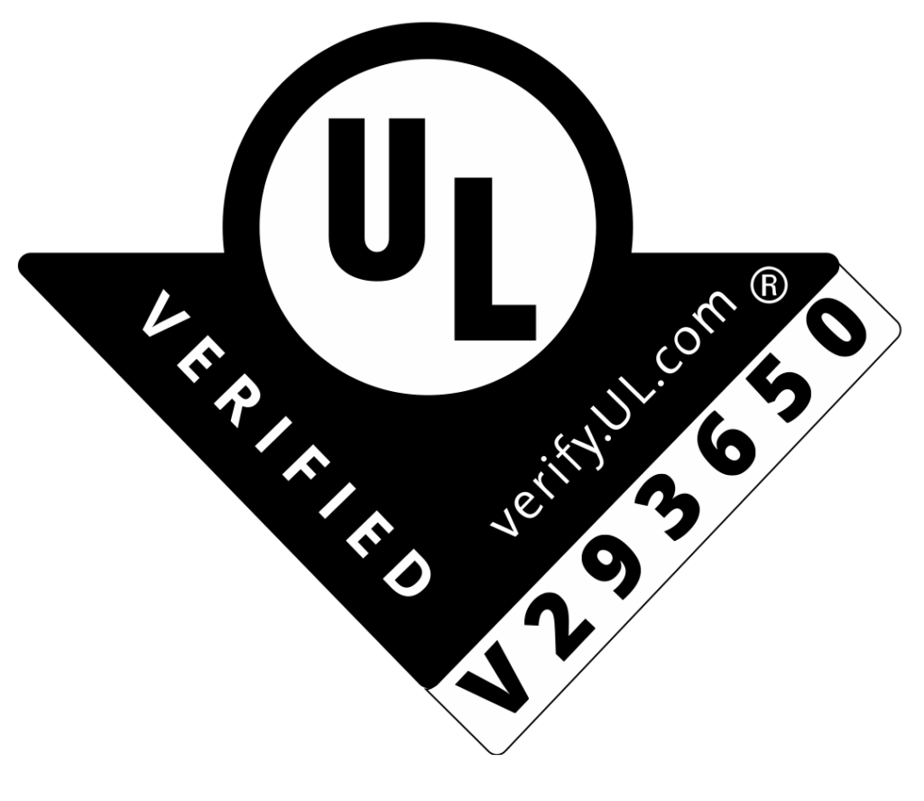 UL verification logo for up to 4 year chainflex service life guarantee