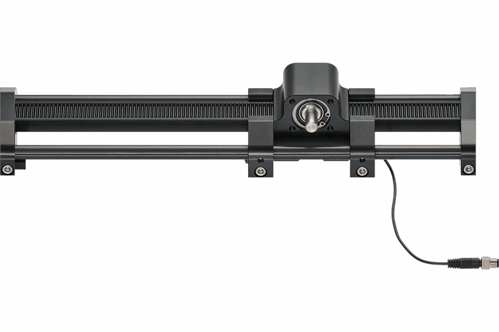 Motorized rack and pinion actuator