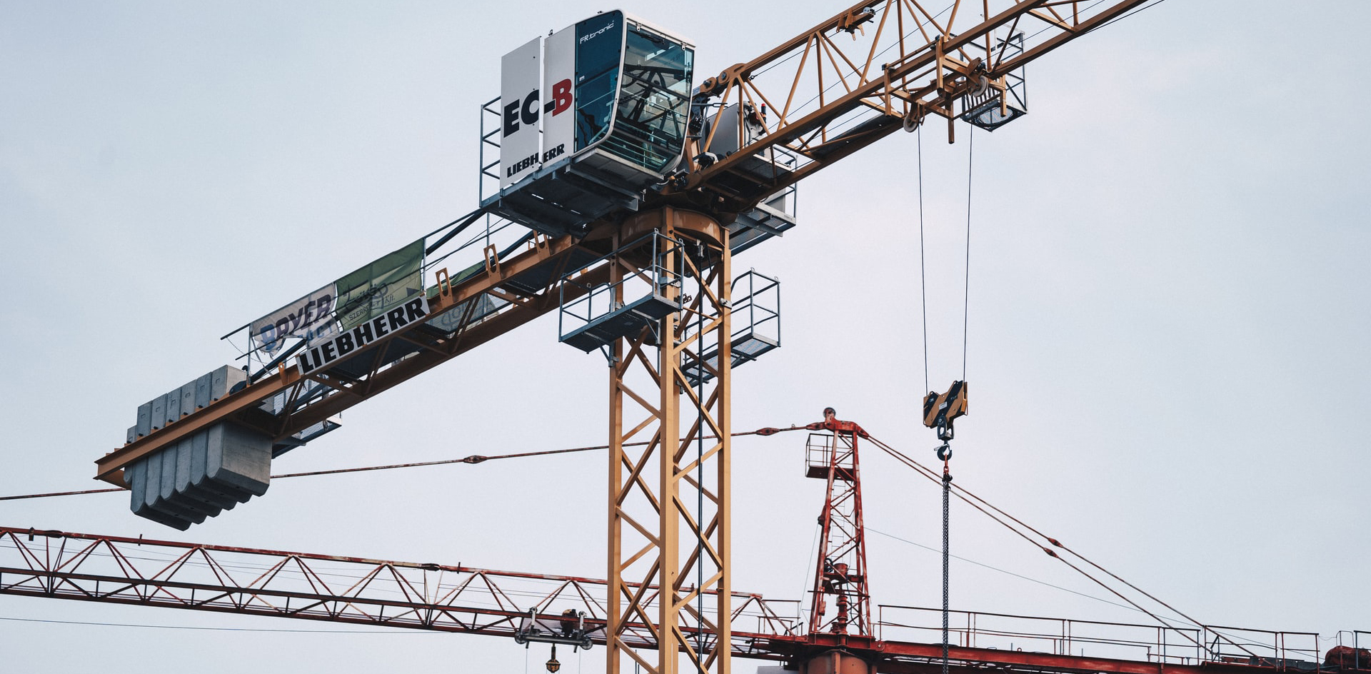 cranes at a port