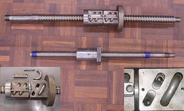 Various images of ball screws
