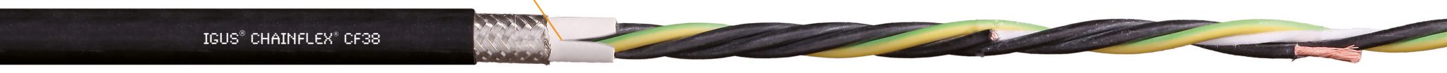 cable with TPE outer sheath
