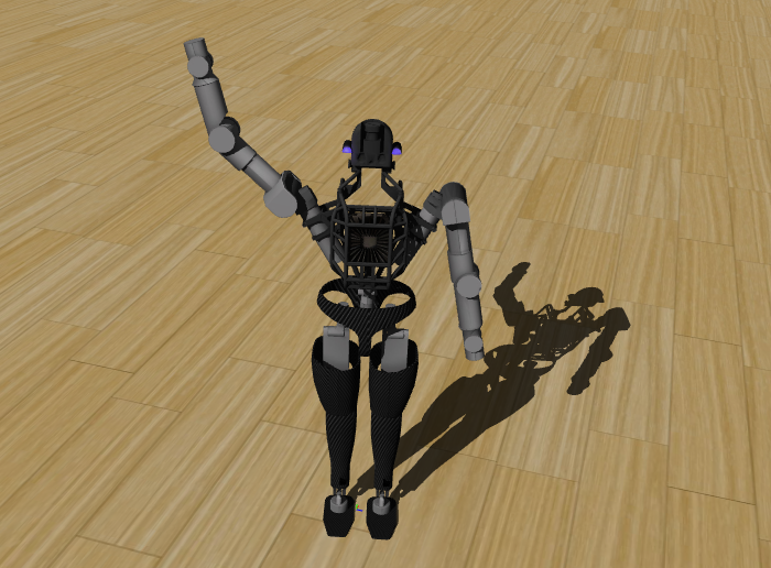 An early 3D model of the Atlas humanoid robot