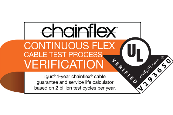 chainflex 4-year UL verification logo