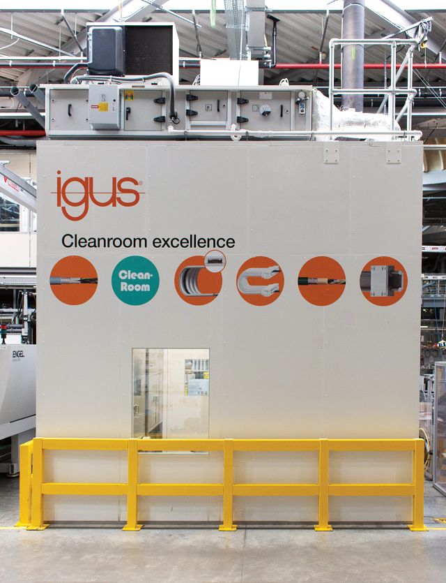 igus ISO Class 1 cleanroom laboratory