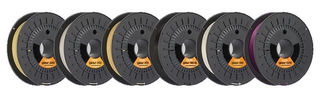 Spools of wear-resistant FDM filament