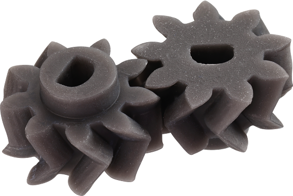 Custom 3D-printed gears from igus