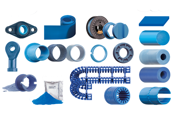 FDA components from igus are a highly visible blue color