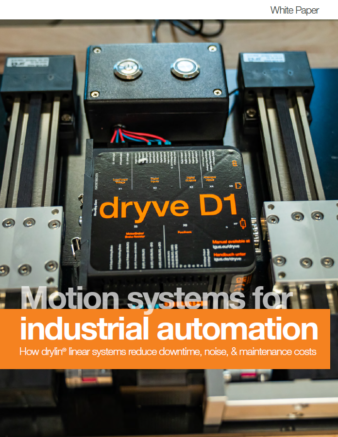 Cover of a white paper about designing linear motion systems for industrial automation